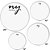 Kit de Peles para Bateria 12, 13, 16, 20 Clear Transparente New York - Imagem 3