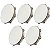 Kit 5 Pandeiros Redondo de Madeira 10" Pele Natural New York - Imagem 1