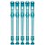 Kit 5 Flautas Doce Soprano Barroca Em C YRS-20B Azul Yamaha - Imagem 1