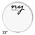 Kit 10 Peles Clear Transparentes para Bateria 22" New York - Imagem 3