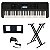 Kit Teclado Arranjador 61 Teclas PSR E383 com Fonte Bivolt Yamaha e Suporte em X - Imagem 1