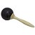 Kit 3 Pares de Maracas Redondo Preto em Madeira New York - Imagem 3