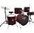 Bateria Acústica 2T EWR Vinho com Banco NY F1rst - Imagem 1