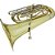 Tuba TU 400P Bb Laqueada Dourada com Case New York - Imagem 3