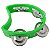 Kit 15 Pandeiros Meia Lua Infantil Verde New York - Imagem 4