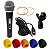 Kit Microfone Dinâmico com Fio TK 22C com Suporte B19A e Espuma Onyx - Imagem 1