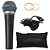 Kit Microfone Dinâmico com Fio TK 58C com Suporte B19A e Espuma Onyx - Imagem 2