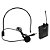 Kit Microfone sem Fio Duplo Mão e Headset TK U211 UHF com Suporte B18A e Espuma Onyx - Imagem 4