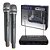 Kit Microfone sem Fio Duplo TK V202N VHF com 2 Suportes B18A e Espuma Onyx - Imagem 10