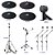 Conjunto de Ferragens e Pads DTC8 para Bateria Eletrônica DTX8 Yamaha - Imagem 2