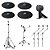 Conjunto de Ferragens e Pads DTC8 para Bateria Eletrônica DTX8 Yamaha - Imagem 1