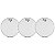 Kit 3 Peles Porosas para Bateria 8" Branca New York - Imagem 1