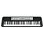 Teclado Portátil YPT 380 61 Teclas Sensíveis ao Toque Preto Yamaha - Imagem 3