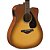 Violão Folk Elétrico FGX 800C Aço Sunburst SB Yamaha - Imagem 3
