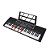 Kit Teclado Musical 61 Teclas Iluminadas Estudante Rhythmic 80 + Capa Suporte X e Pedal - Imagem 4