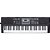 Kit Teclado Musical 61 Teclas Iluminadas Estudante Rhythmic 80 + Capa Suporte X e Pedal - Imagem 5