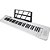 Kit Teclado Musical 61 Teclas Estudante Iniciante Rhythmic 50WH + Capa e Suporte em X - Imagem 2