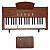 Piano Digital Infantil de Madeira 37 Teclas com Painel Touch Rhythmic - Imagem 4
