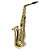 Saxofone Alto AS 200 Laqueado Dourado com Case New York - Imagem 2