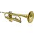 Trompete TP 200 Laqueado Dourado com Case New York - Imagem 1