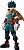 Miniatura Izuku Midoriya 14cm SHFiguarts - Imagem 1