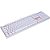 Teclado Mecânico Redragon Mitra Single Color Lunar White Switch Azul - Imagem 2