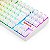 Teclado Mecânico Redragon Kumara Lunar White RGB Switch Azul - Imagem 7