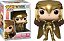 Pop WW84 Wonder Woman Golden Armor 323 - Imagem 1