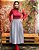Saia Andreza cinza - Imagem 1