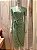 Vestido transpasse paete verde - Imagem 1