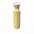 GARRAFA TERMICA ACO INOX TAMPA BAMBU - AMARELA - Imagem 1