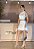 CONJUNTO CROPPED + SAIA BRANCO STRASS P - Imagem 4