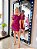 VESTIDO PAETE CURTO FRAMBOESA P - Imagem 1