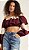 BLUSA DETALHE LINHO BORDO FORTE P - Imagem 1