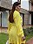 VESTIDO COM BOTÕES FRENTE AMARELO - Imagem 3