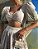 CONJUNTOS TOP CROPPED EM CREME E SAIA MAXI EM CREME COM ELASTICO - Imagem 1