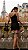 VESTIDO ALFA FLOWER PRETO - Imagem 2
