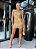 VESTIDO TEC PAETE ABERT LATERAL DOURADO - Imagem 2