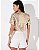 CAMISETA PAETE BEGE SUGAR CARAMEL - Imagem 3