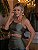 VESTIDO MIDI UM OMBRO SO COM METAL , COM BOJO VERDE - Imagem 2