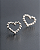 Brinco Coração Vazado Bolinhas Prata 925 - Love Silver - Imagem 8