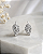 Brinco Folha Feminino em Prata 925 Cravejado com Zircônias | Love Silver Brasil - Imagem 1