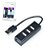 Hub Usb C/ 4 Portas Usb 2.0 Transmissão Até 480mbps Slim - Imagem 1