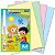 Papel Sulfite Jandaia A4 210mm x 297mm Jandainha 4 Cores 75grs 100Fls - Imagem 1