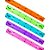 REGUA FLEXIVEL 30CM CORES SORTIDAS LEO&LEO - Imagem 1