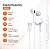 Fone de Ouvido Tipo-C RB05 H'maston Branco - Imagem 2
