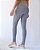 Calça Legging Cós Alto Suplex Cinza Mescla - Imagem 2