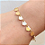Pulseira Corações Folhada a Ouro 18K - Imagem 2