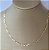 COLAR CHOKER CORRENTE DESIGN MODERNO BANHADO A OURO 18K - Imagem 1