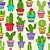 Tricoline Digital Cactus Color, 100% Algodão, Unid. 50cm x 1,50mt - Imagem 1